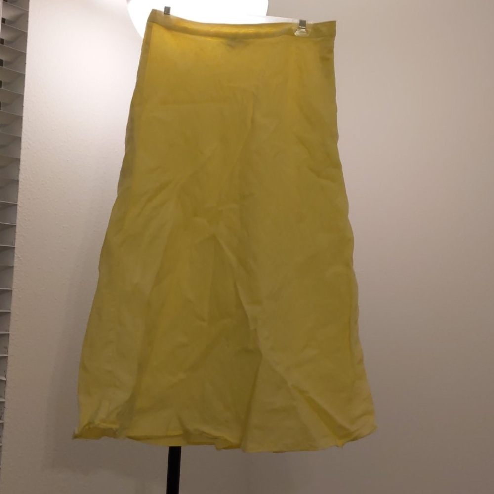 Yellow Talbot's linen and cotton dress